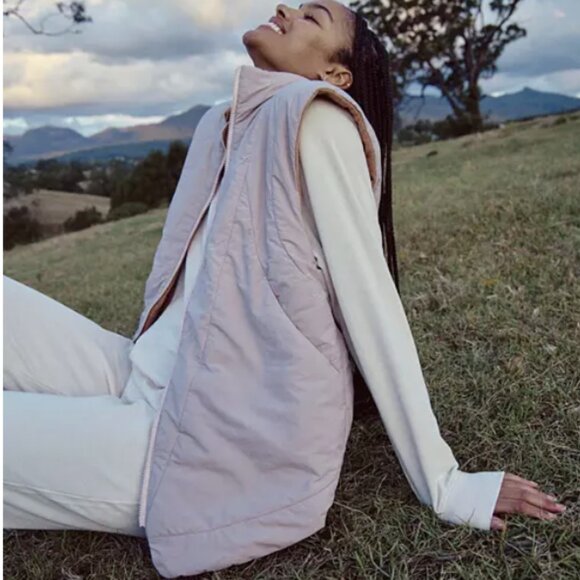 FP Movement Women's Slalom Reversible Fleece Vest, Small, NWT - Picture 1 of 9